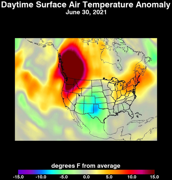 Heat Domes and Ozone Pollution | MyNASAData